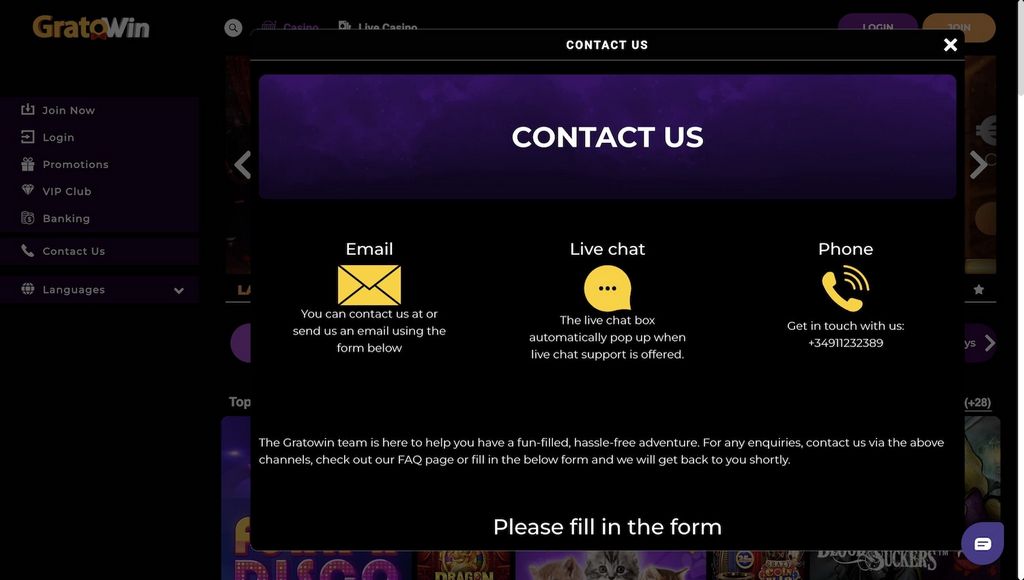 Kasyno GratoWin Kasyno GratoWin