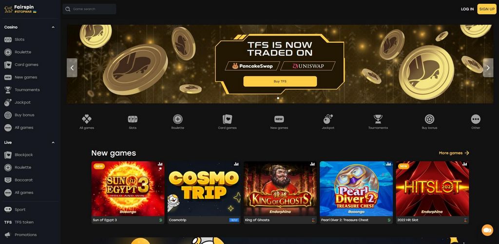 Fairspin Gambling Enterprise'i ülevaade - Fairspin Casino boonuskood 